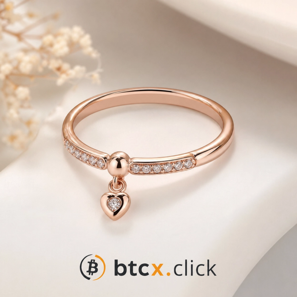 Rose Gold Charm Ring