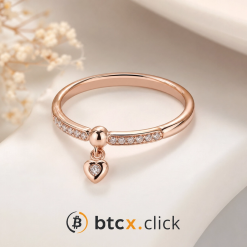Rose Gold Charm Ring