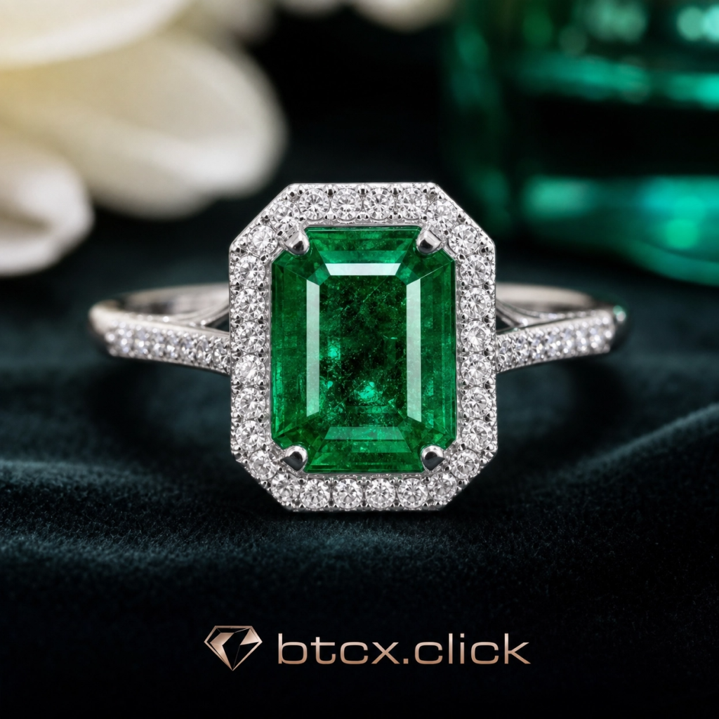 Emerald Shine Ring
