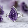 Amethyst Crystal Ring