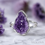 Amethyst Crystal Ring